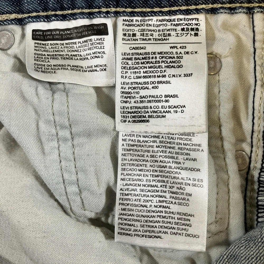 Levi's 569 Jeans Men's 34x30 Blue Loose Straight 100% Cotton Denim